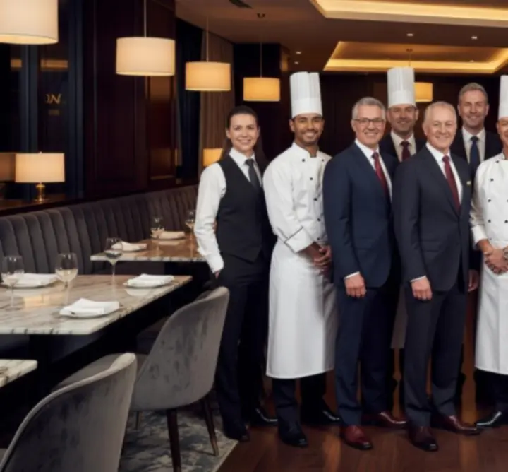 Hospitality and poker team at LUXURY BAG RESTORE